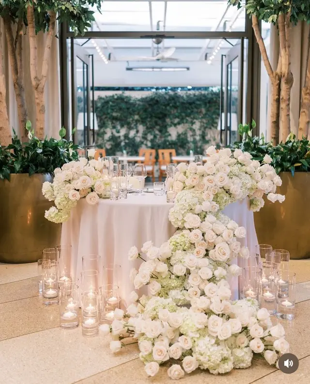 Sweetheart table design, Signature package, photo 1