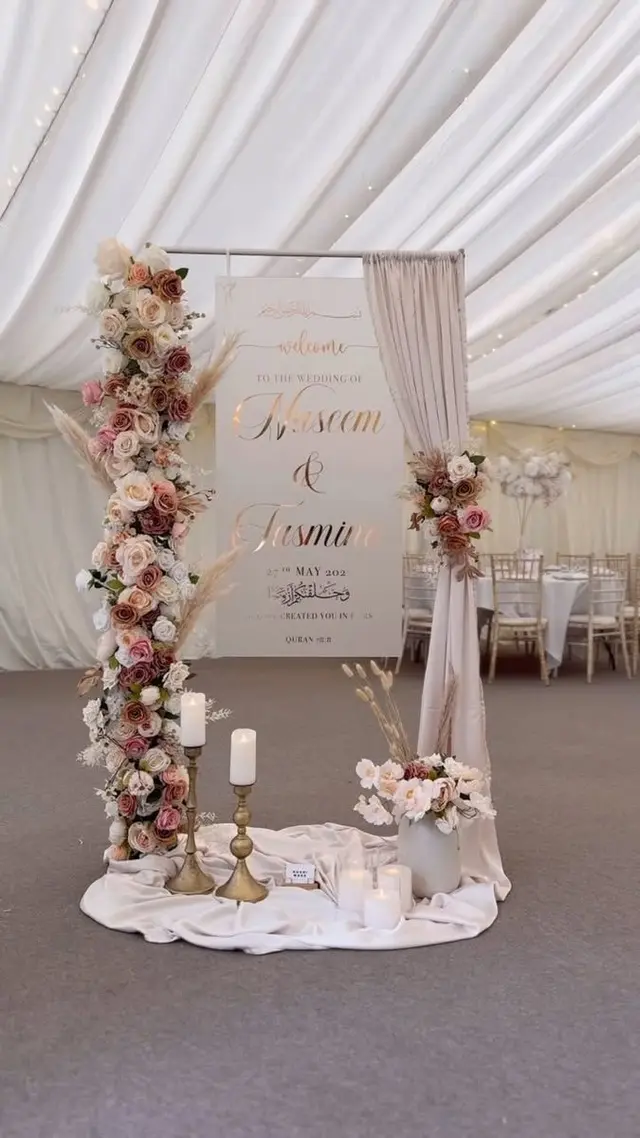 Welcome sign setup, Signature package, photo 1