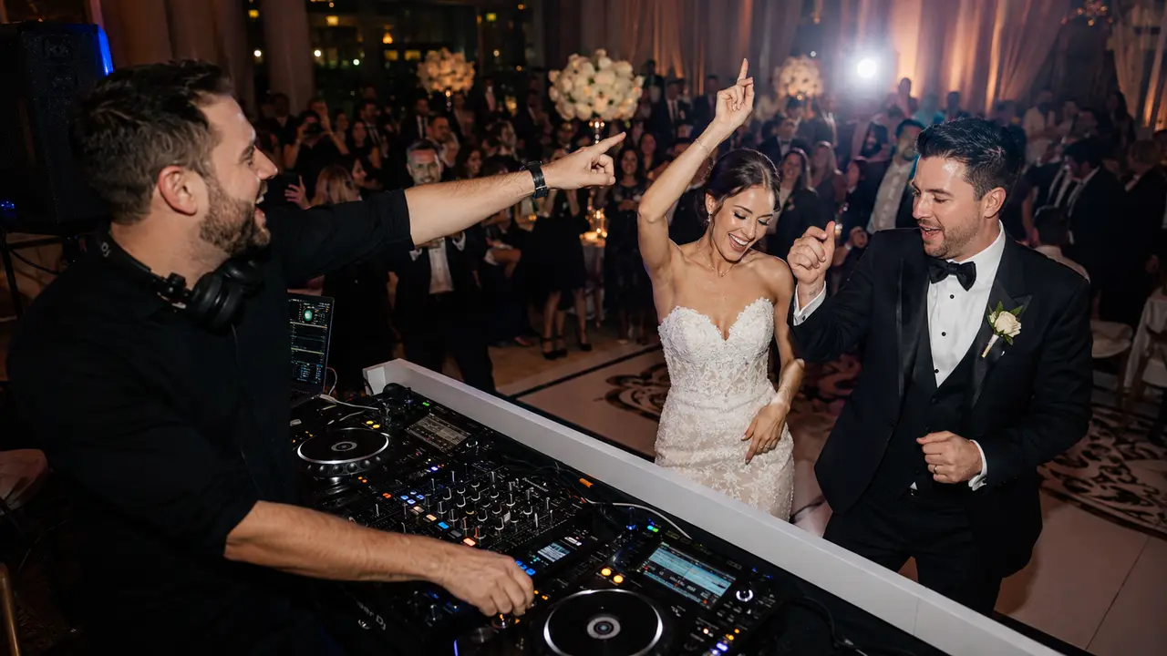DJ & Lighting at a Sapphire Sky event