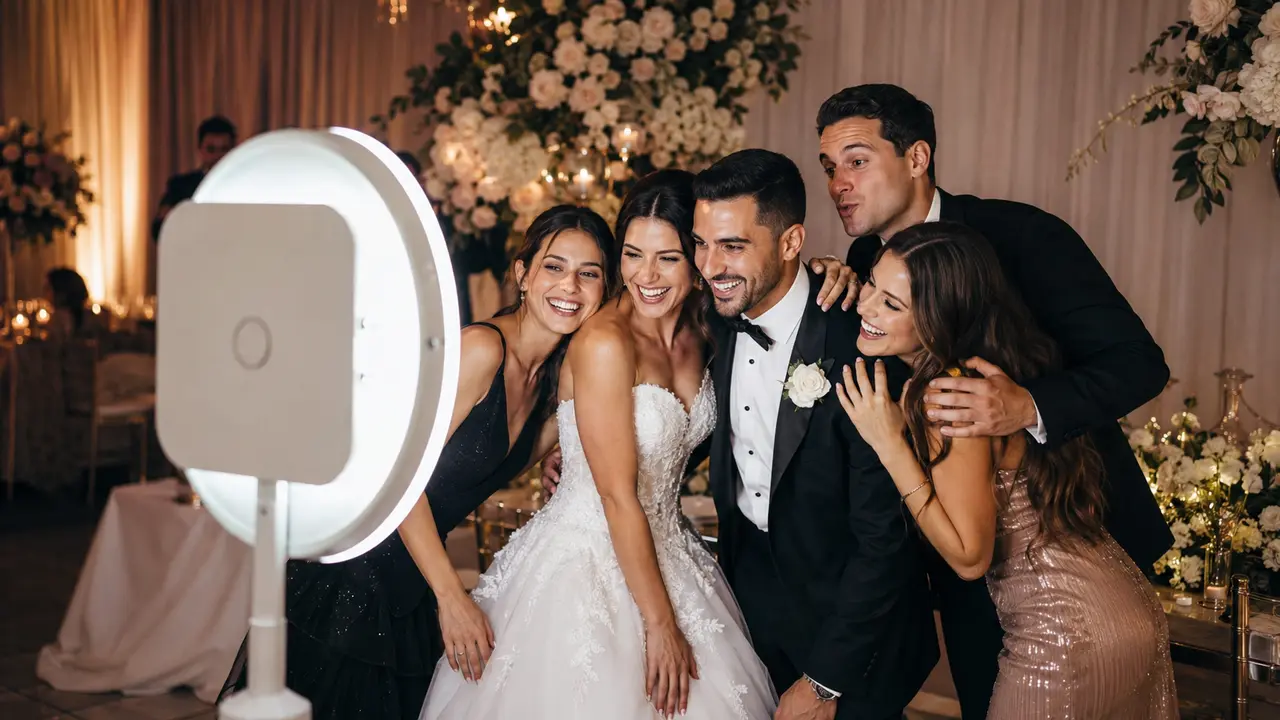 Photo Booth at a Sapphire Sky event