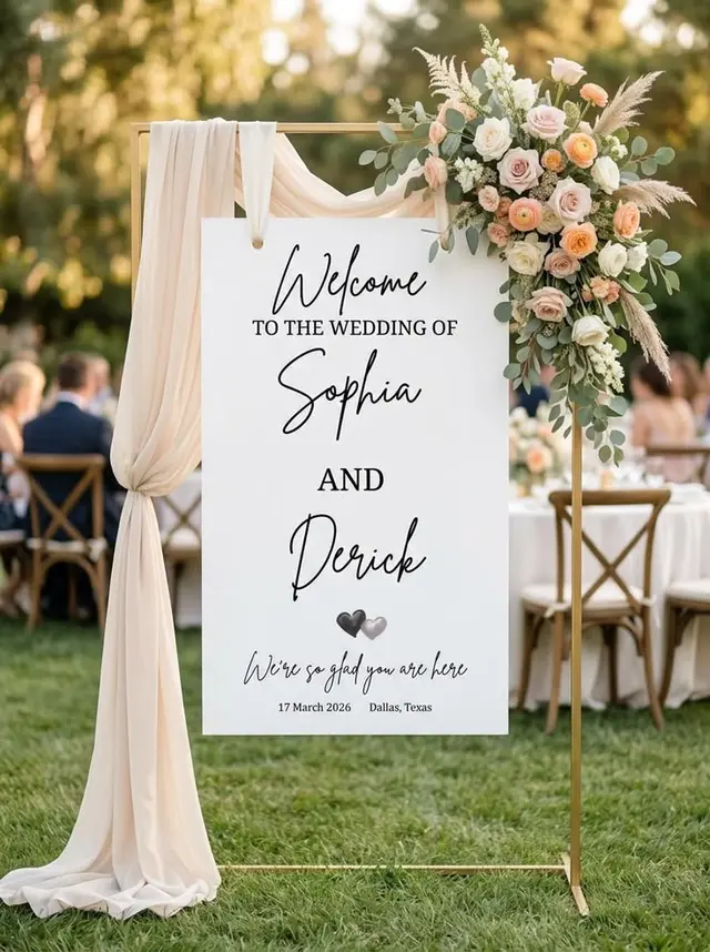 Welcome sign, Classic package, photo 2