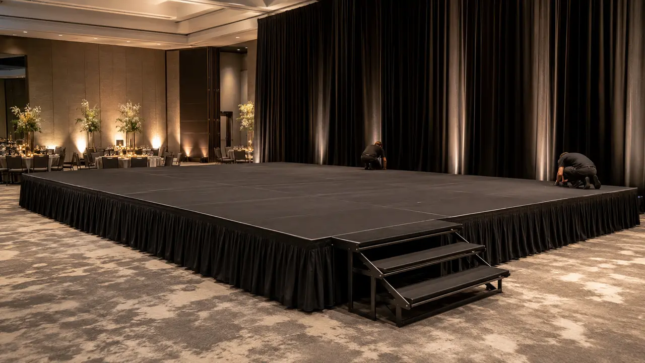 Stages at a Sapphire Sky event