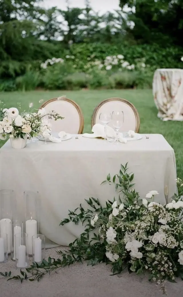 Sweetheart table design, Classic package, photo 1