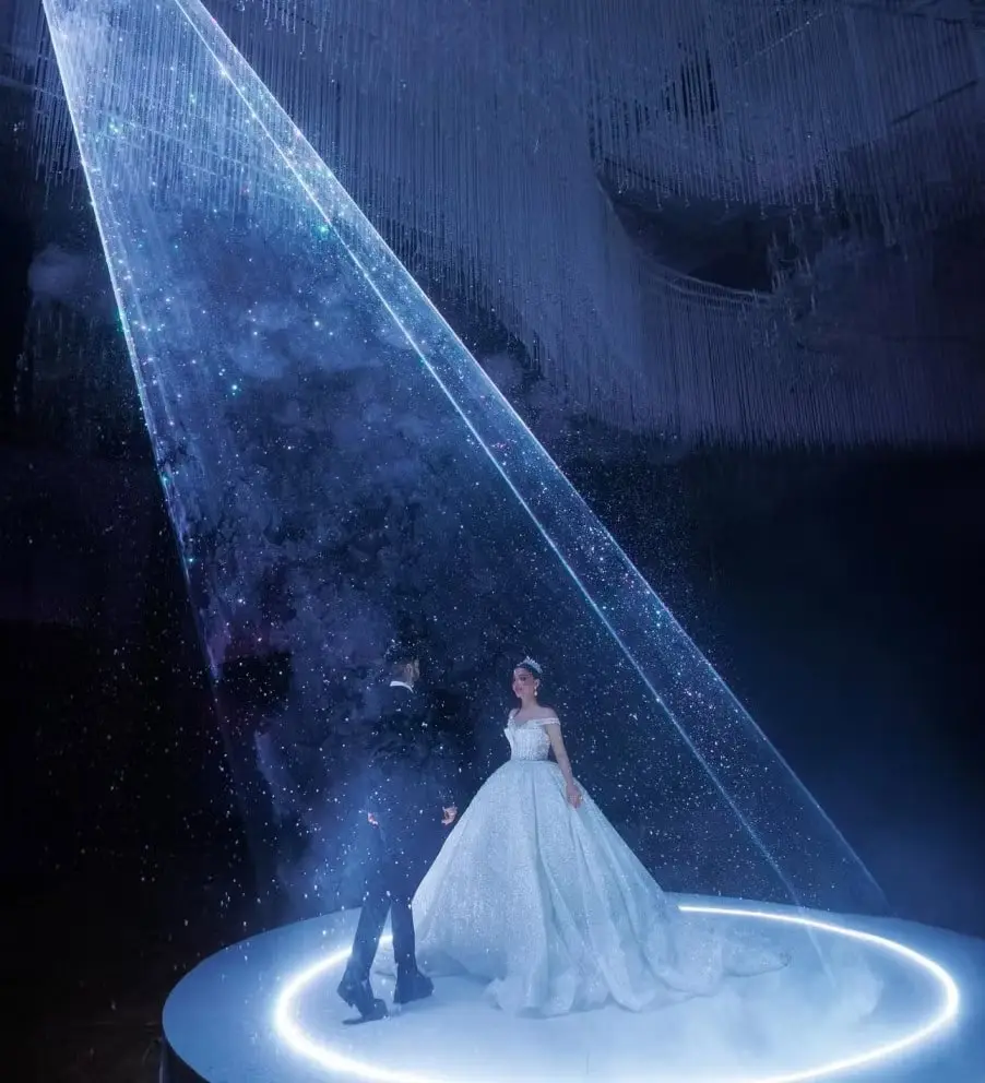 Laser Light & Snow at a Sapphire Sky event, photo 1