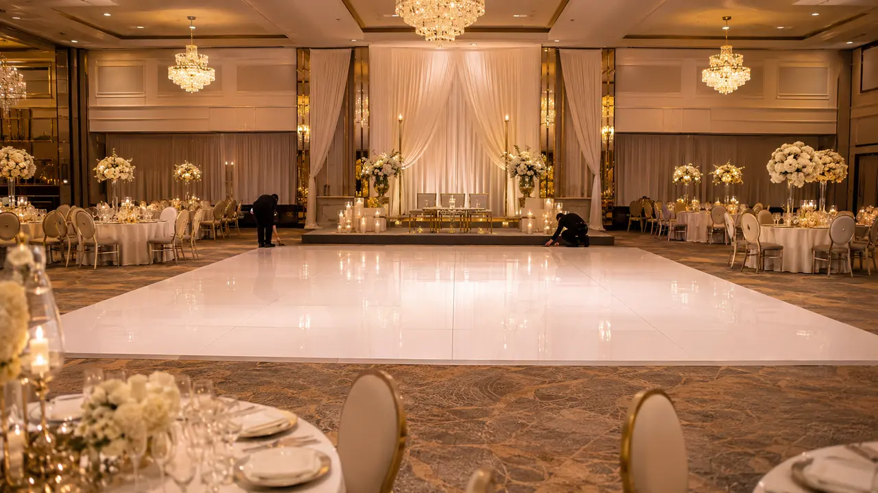 Dance Floors at a Sapphire Sky event