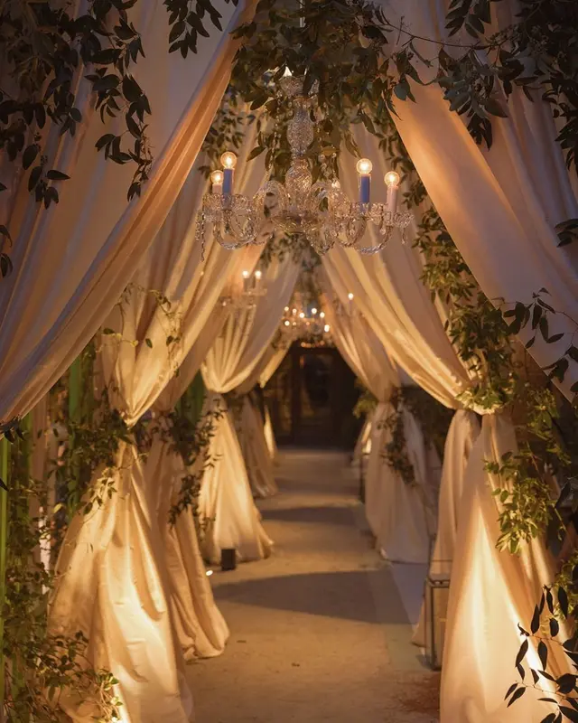 Draped entrance walkway, Grand package, photo 2